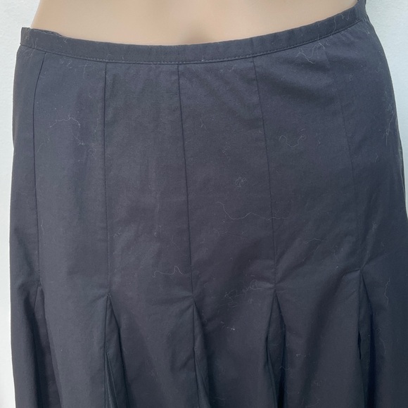 Odille Black Cotton Skirt - Picture 2 of 7